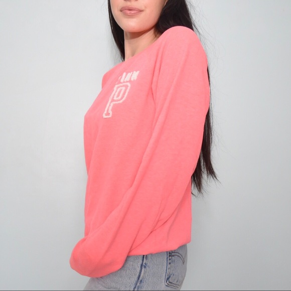 VS Pink Oversized Crewneck Sweatshirt - Picture 2 of 5